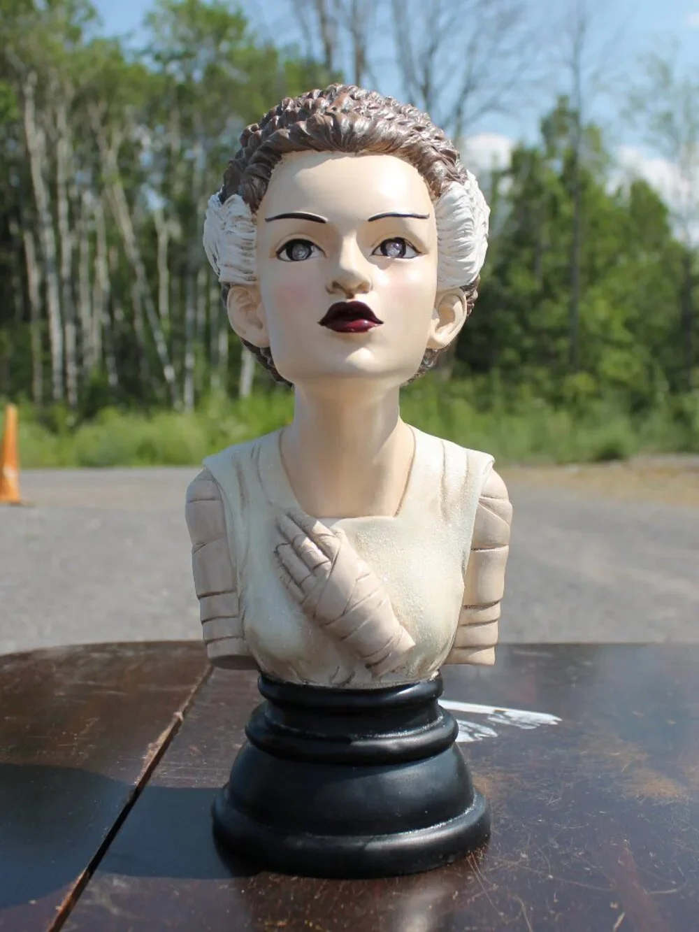 Frankenstein and Bride of Frankenstein Busts